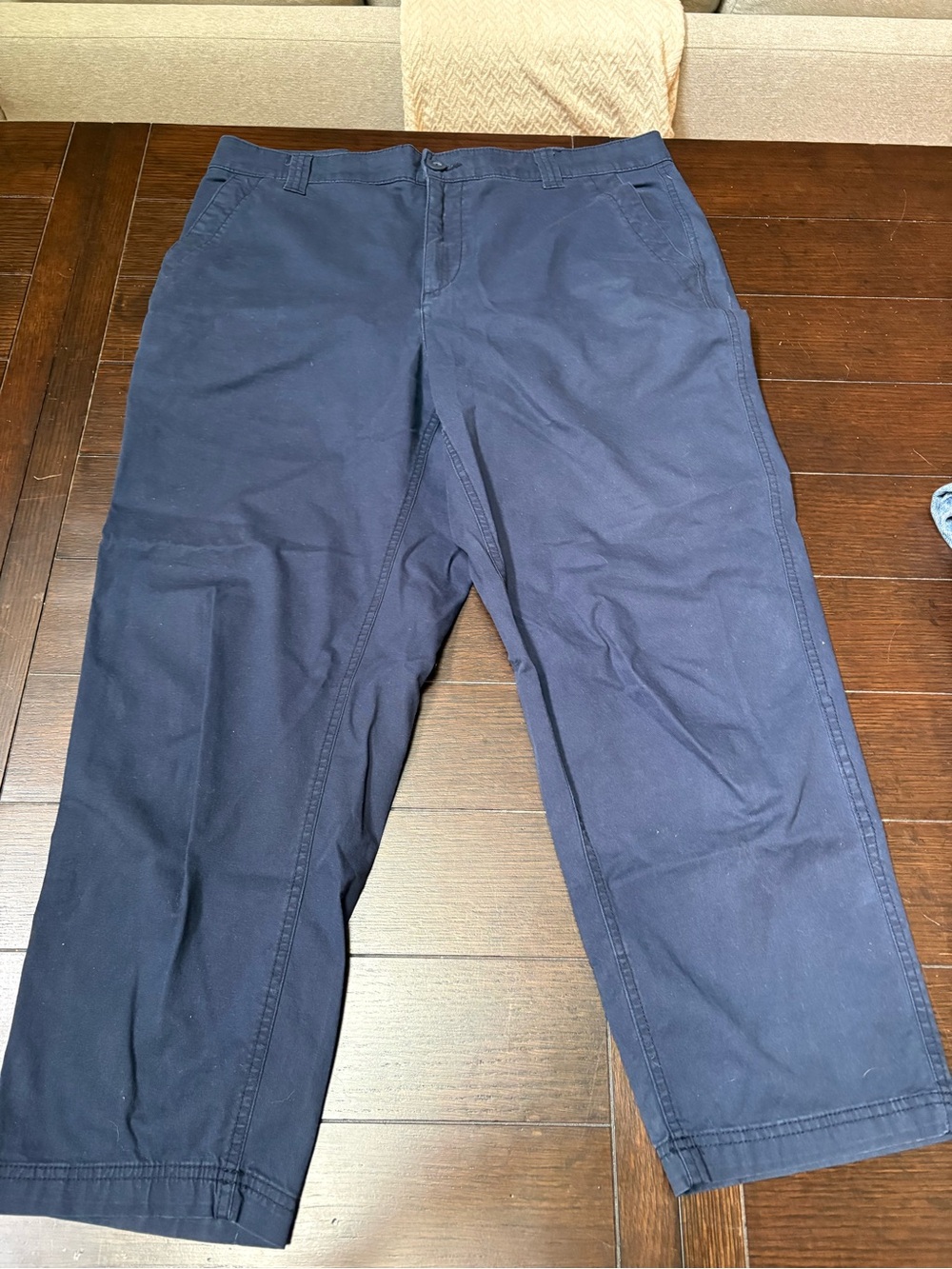 Old Navy Men's Navy Blue Chino Pants - Straight Leg